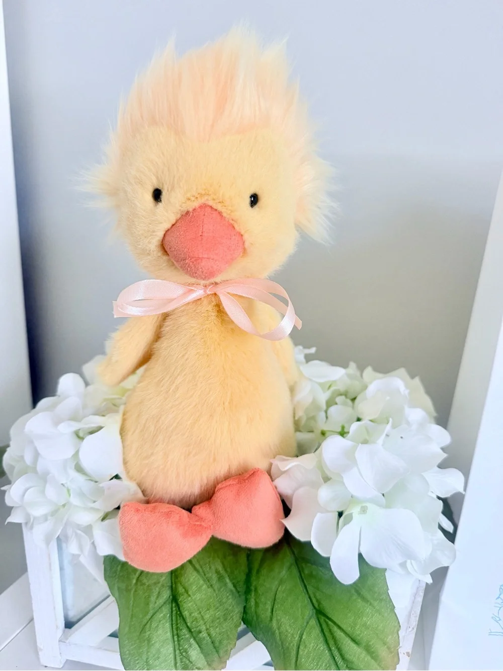 Jellycat Dorit Duckling w/ Removable Bow - BNWT Fast Shipping!